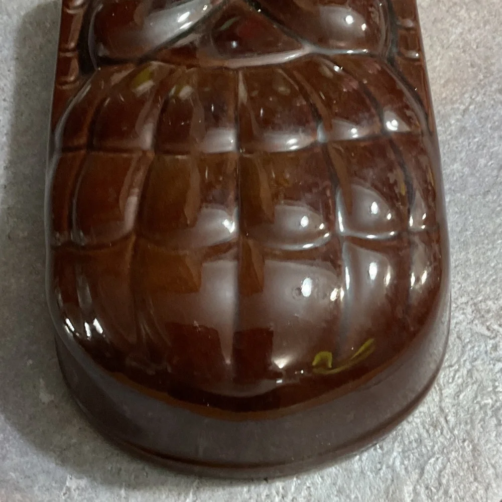 Vintage Brown Ceramic Angelcake pan mobile made in West Germany.
